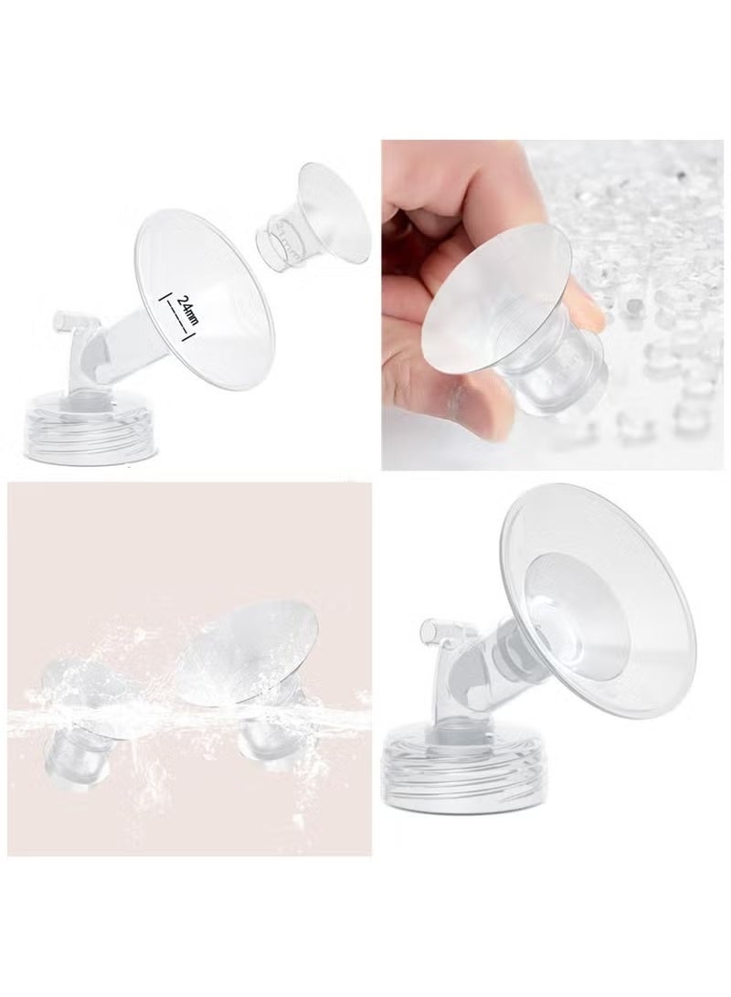 ColaBear 6 Pack Wearable Breastpumps, Wearable Breast Pump Shield, Wearable Breast Pump Accessories,17mm,19mm, 21mm - Image 4